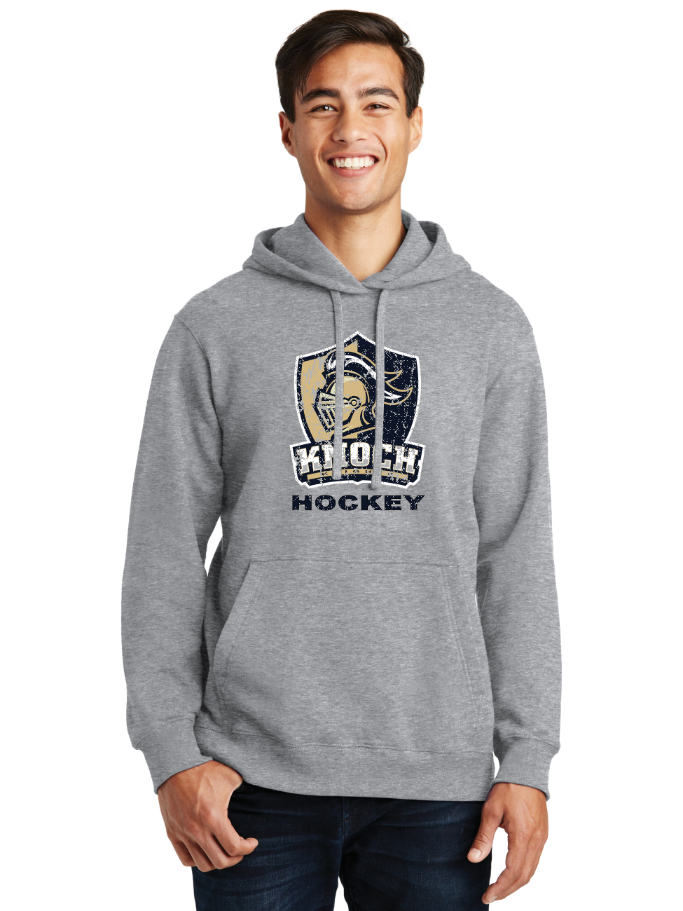 Distressed Logo Hoodie - Knoch