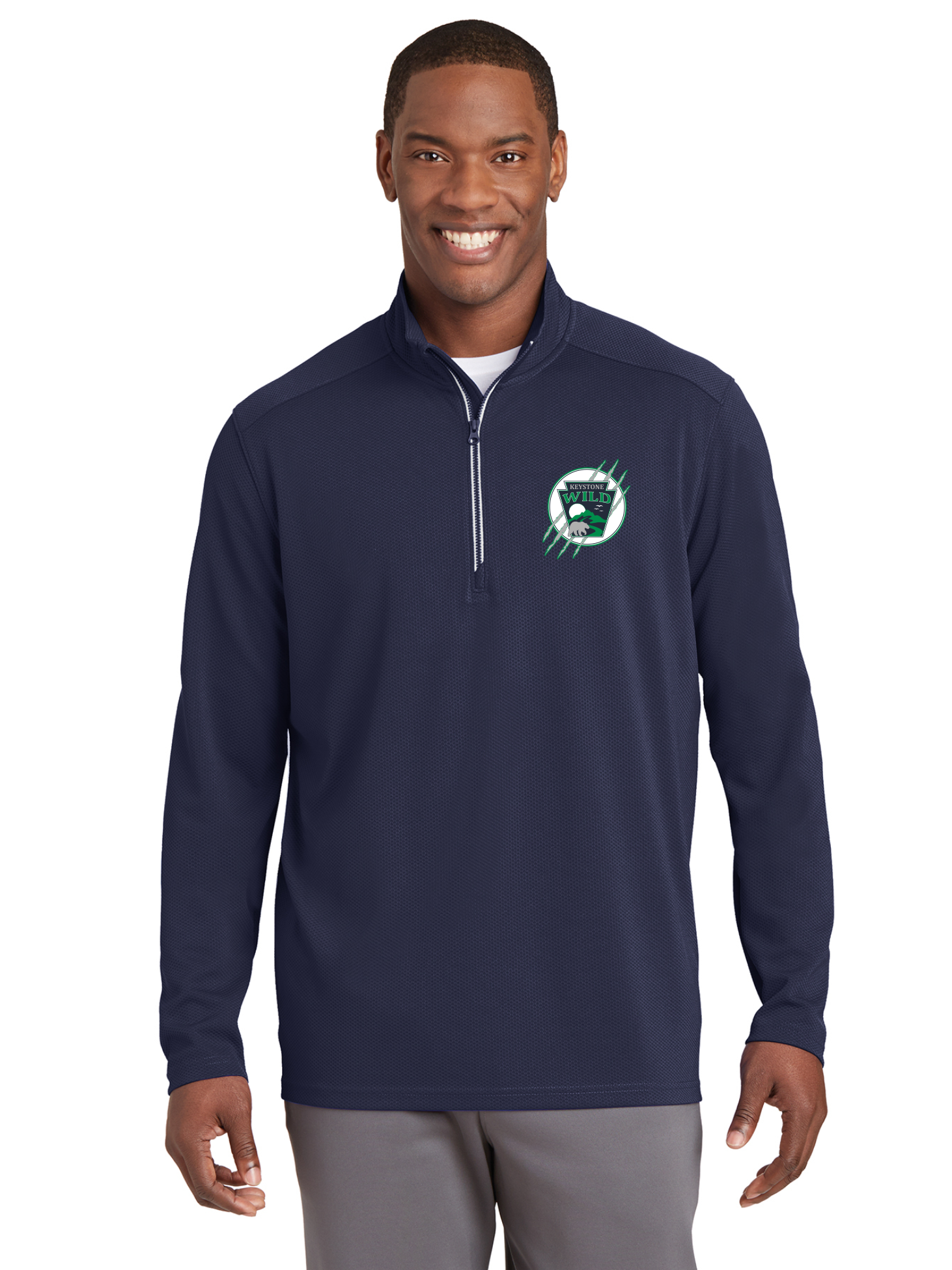 DGT Textured Quarter Zip - Keystone