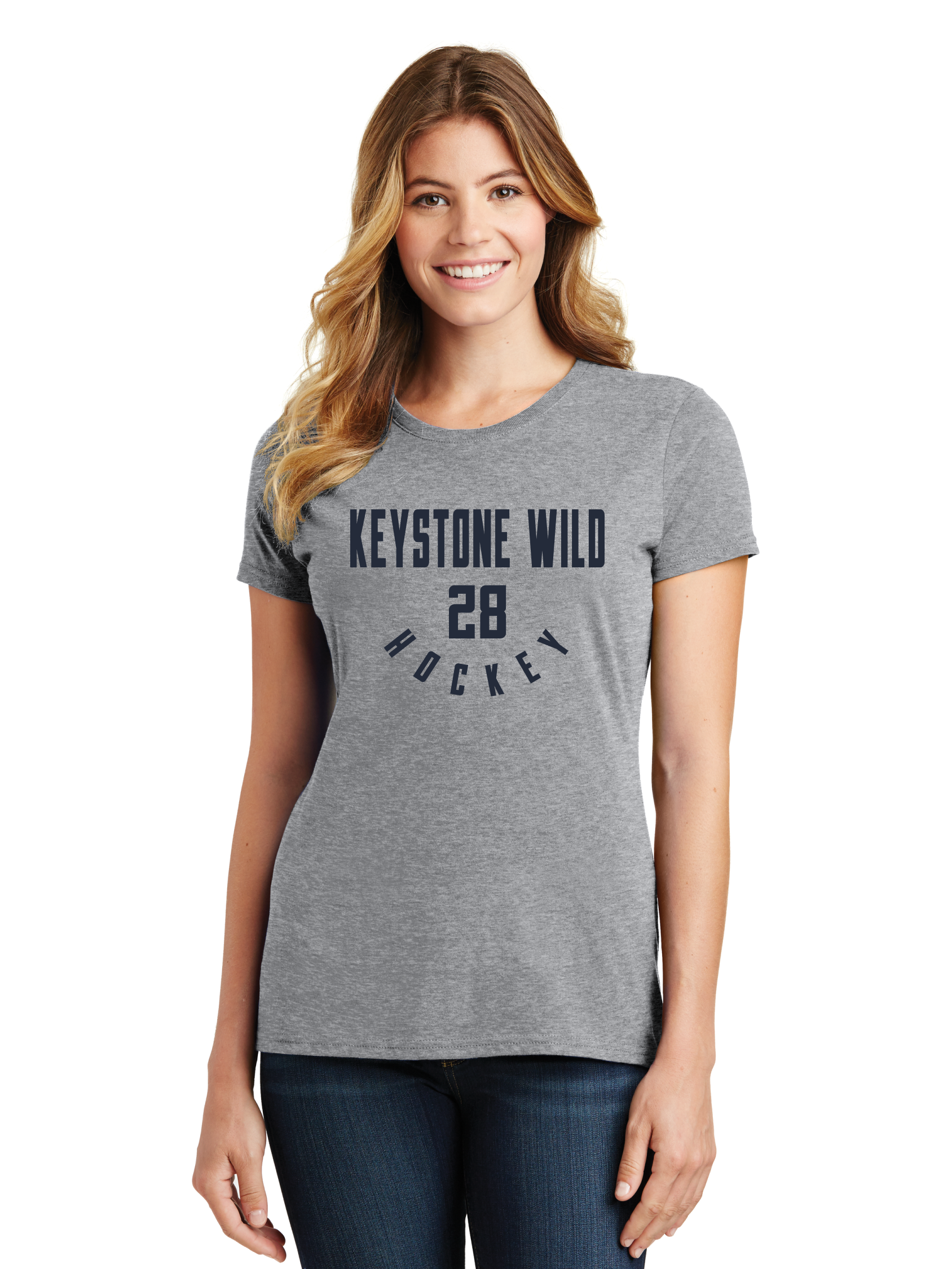 Player # Ladies T-Shirt - Keystone