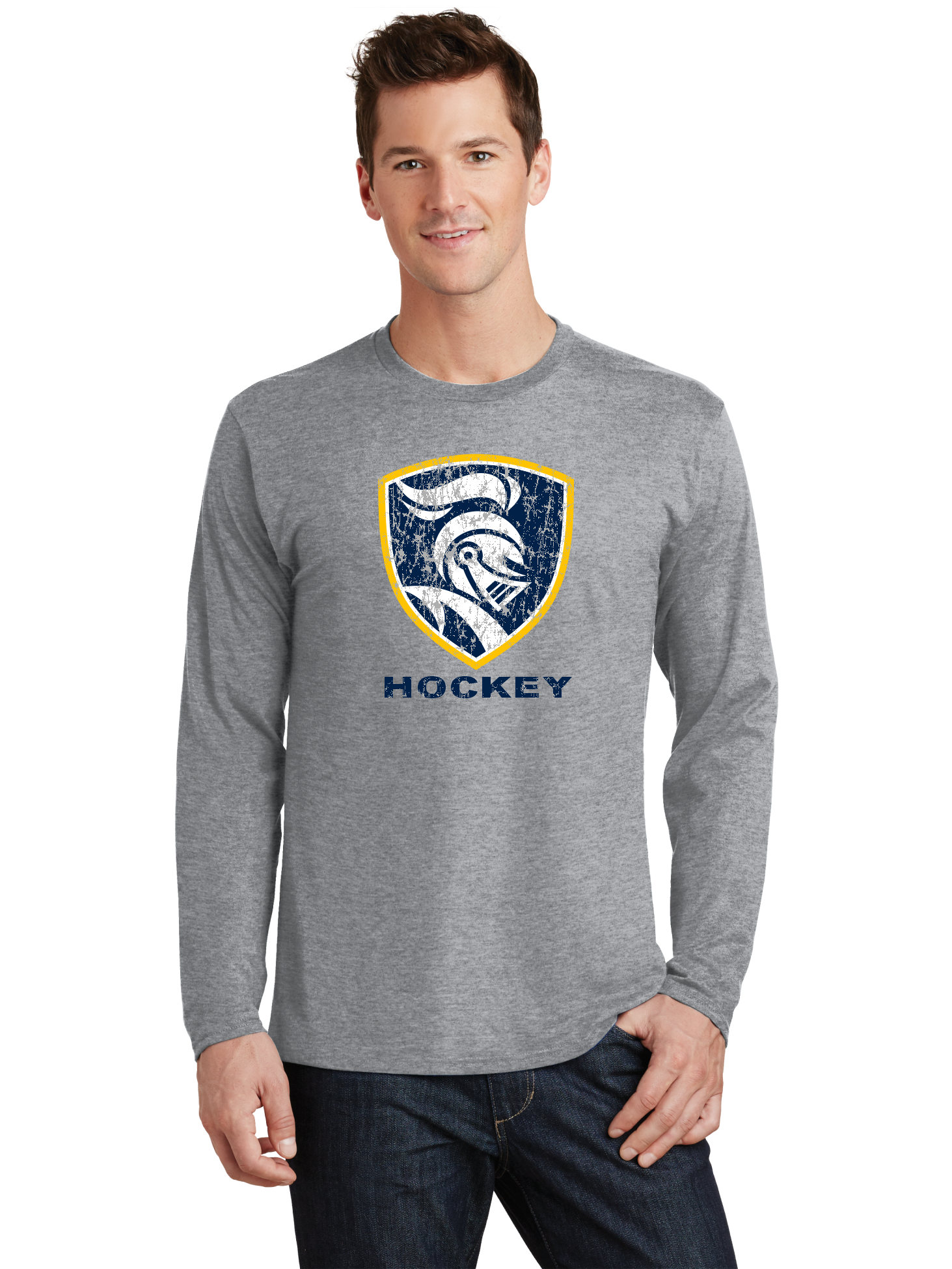 Distressed Logo LS T-Shirt - Norwin