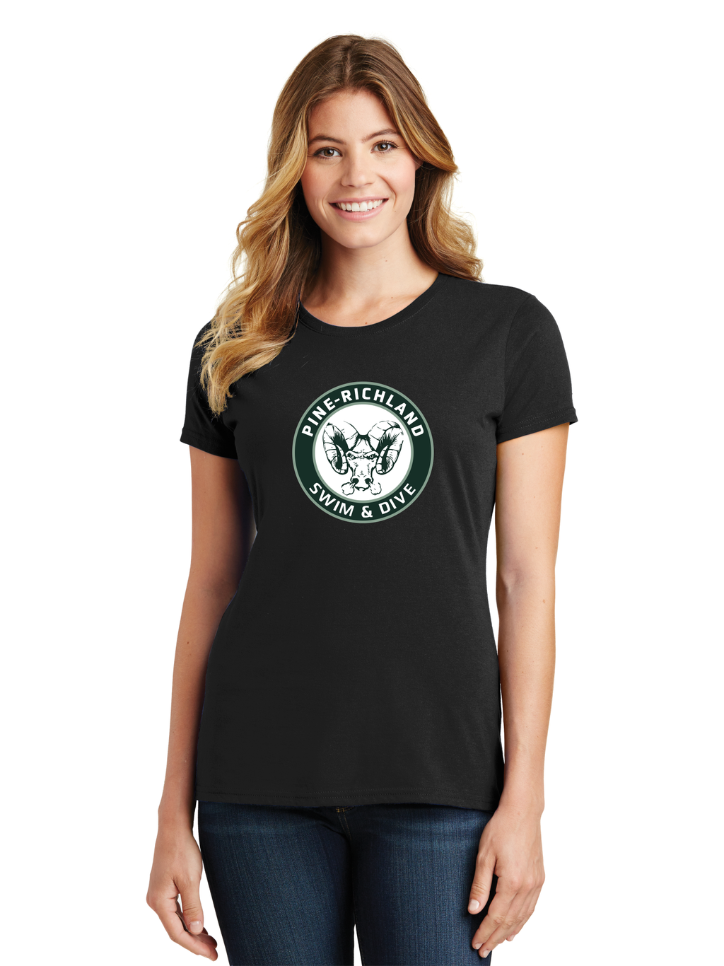 Logo Ladies T-Shirt - PR Swim & Dive