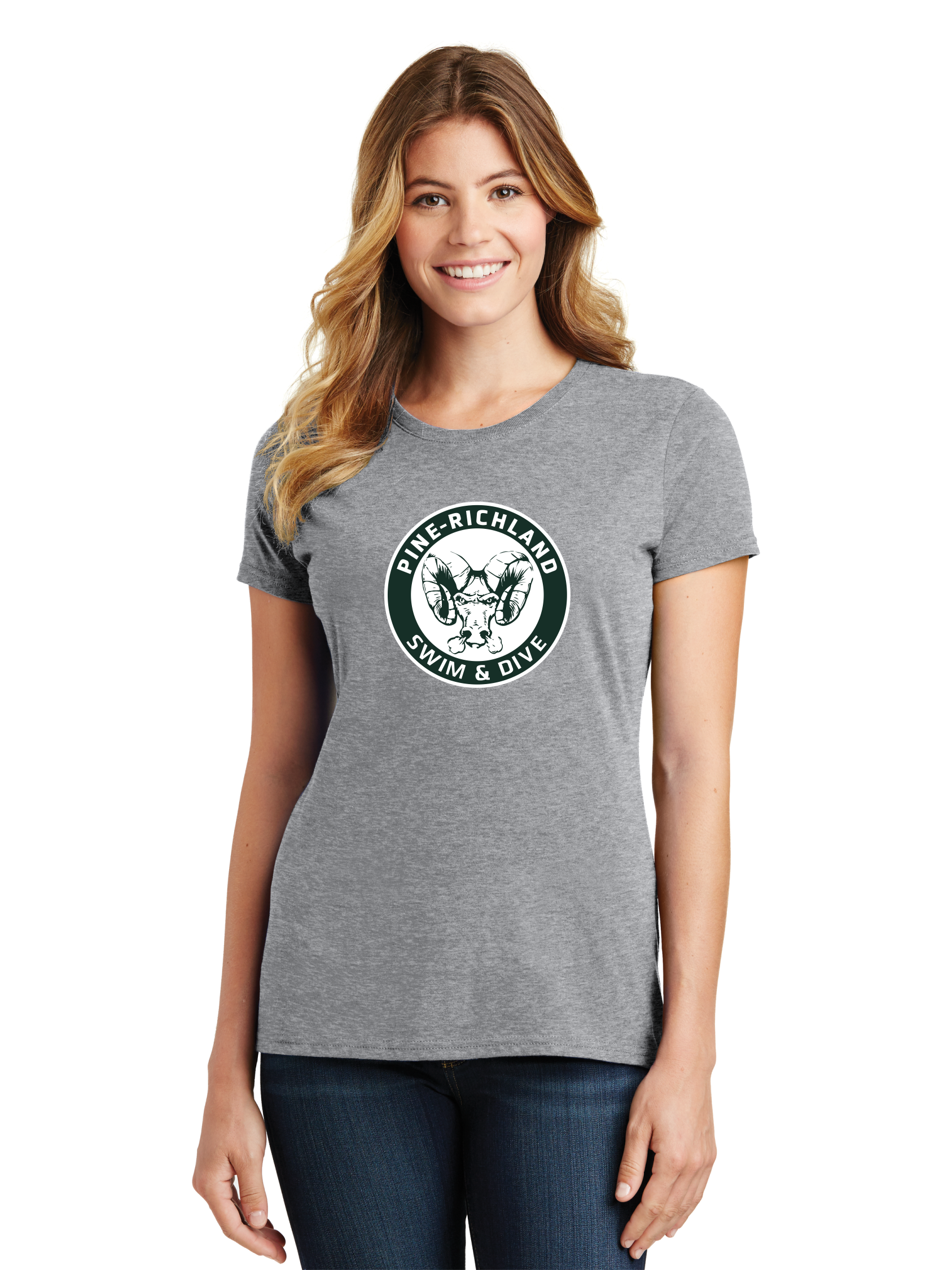 Logo Ladies T-Shirt - PR Swim & Dive