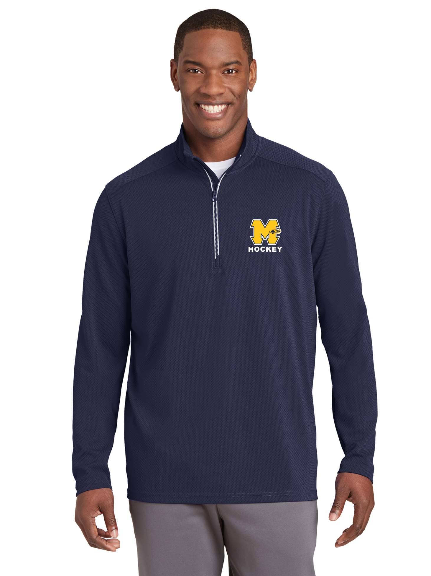 DGT Textured Quarter Zip - Mars