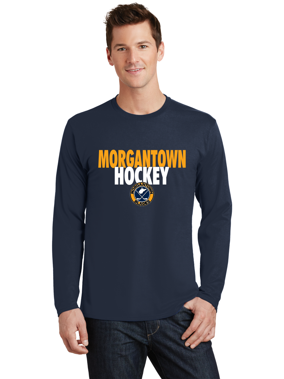 Text LS T-Shirt - Blades