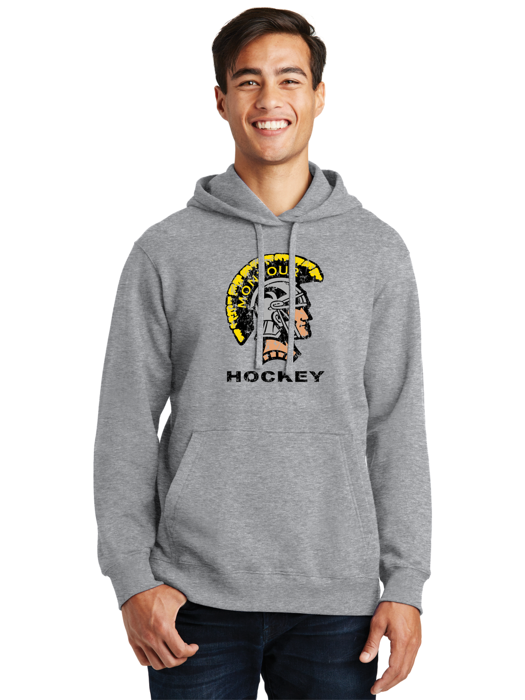 Distressed Logo Hoodie - Montour