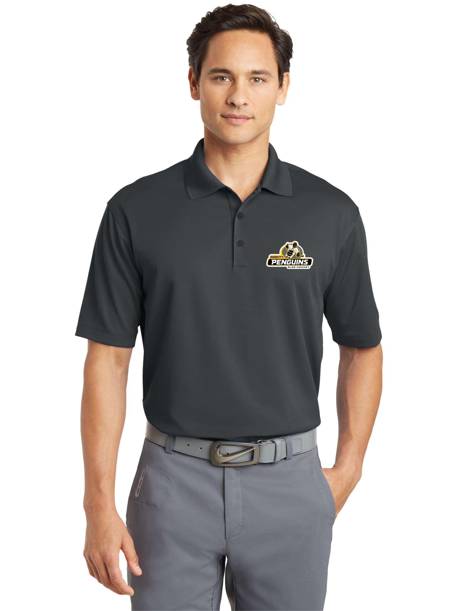 Embroidered Nike Polo - Mighty Penguins