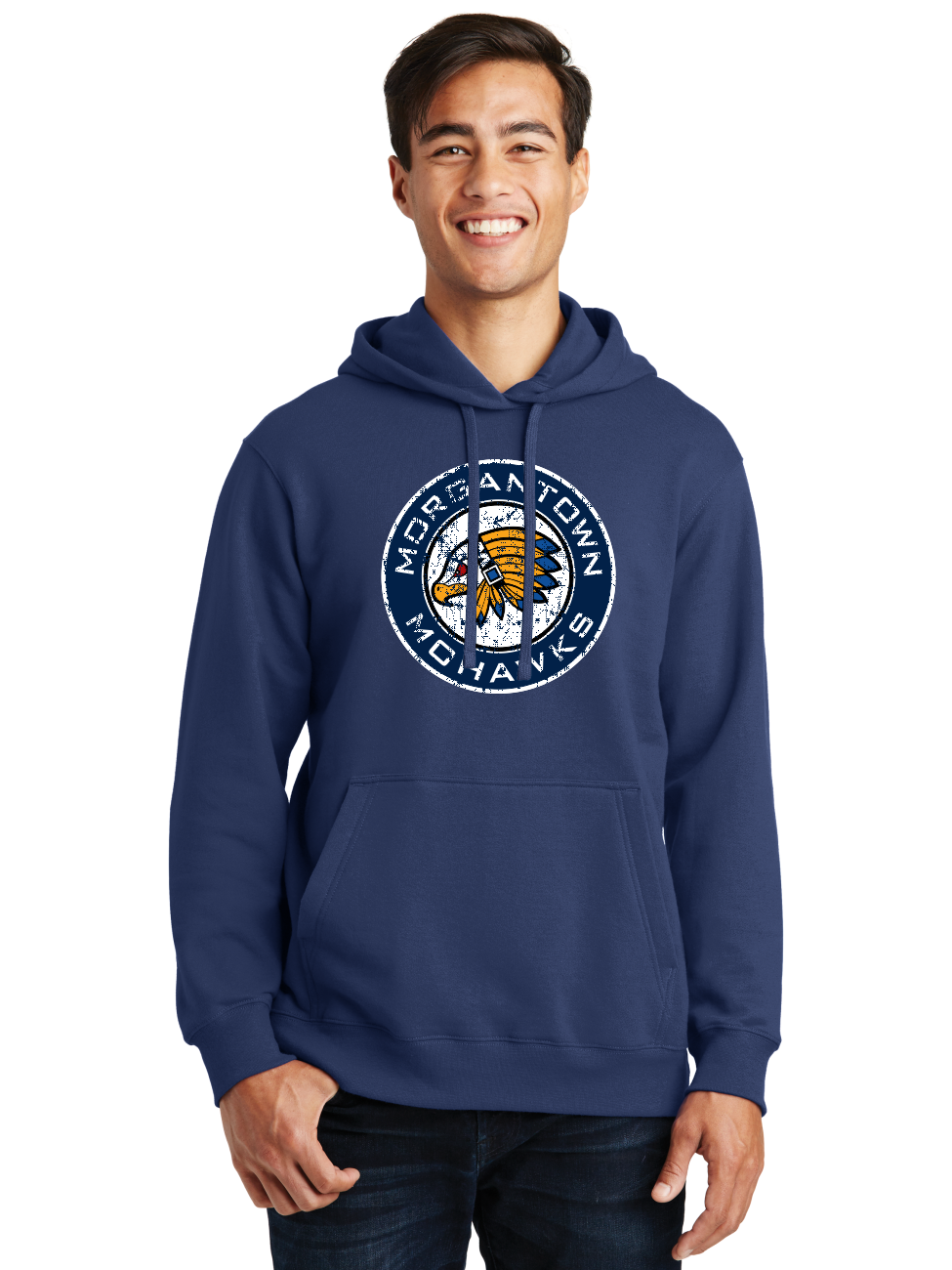 Distressed Logo Hoodie - Mohawks