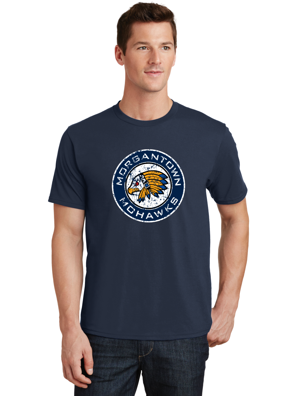 Distressed Logo T-Shirt - Mohawks
