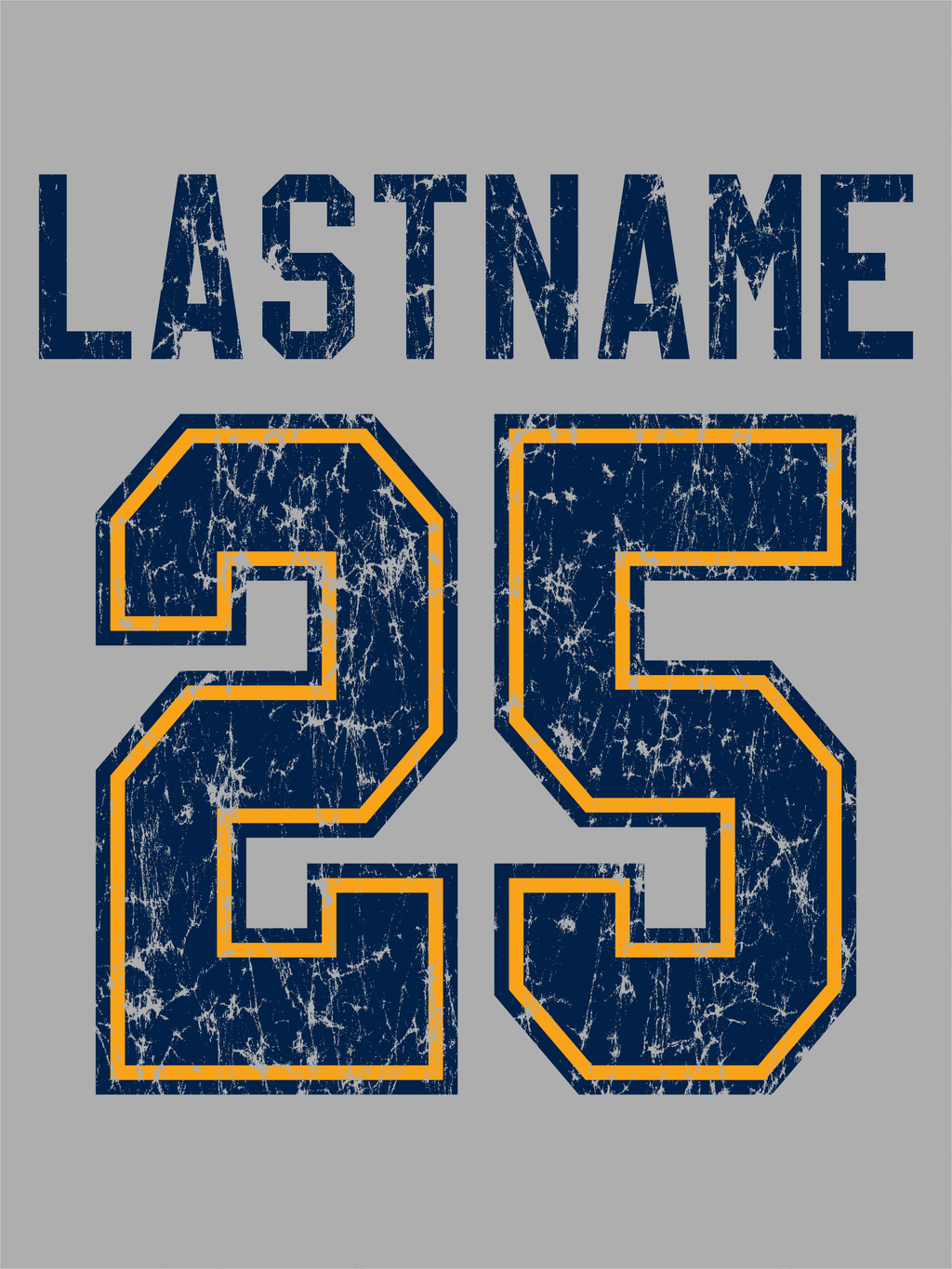 Distressed Logo LS T-Shirt - Mohawks