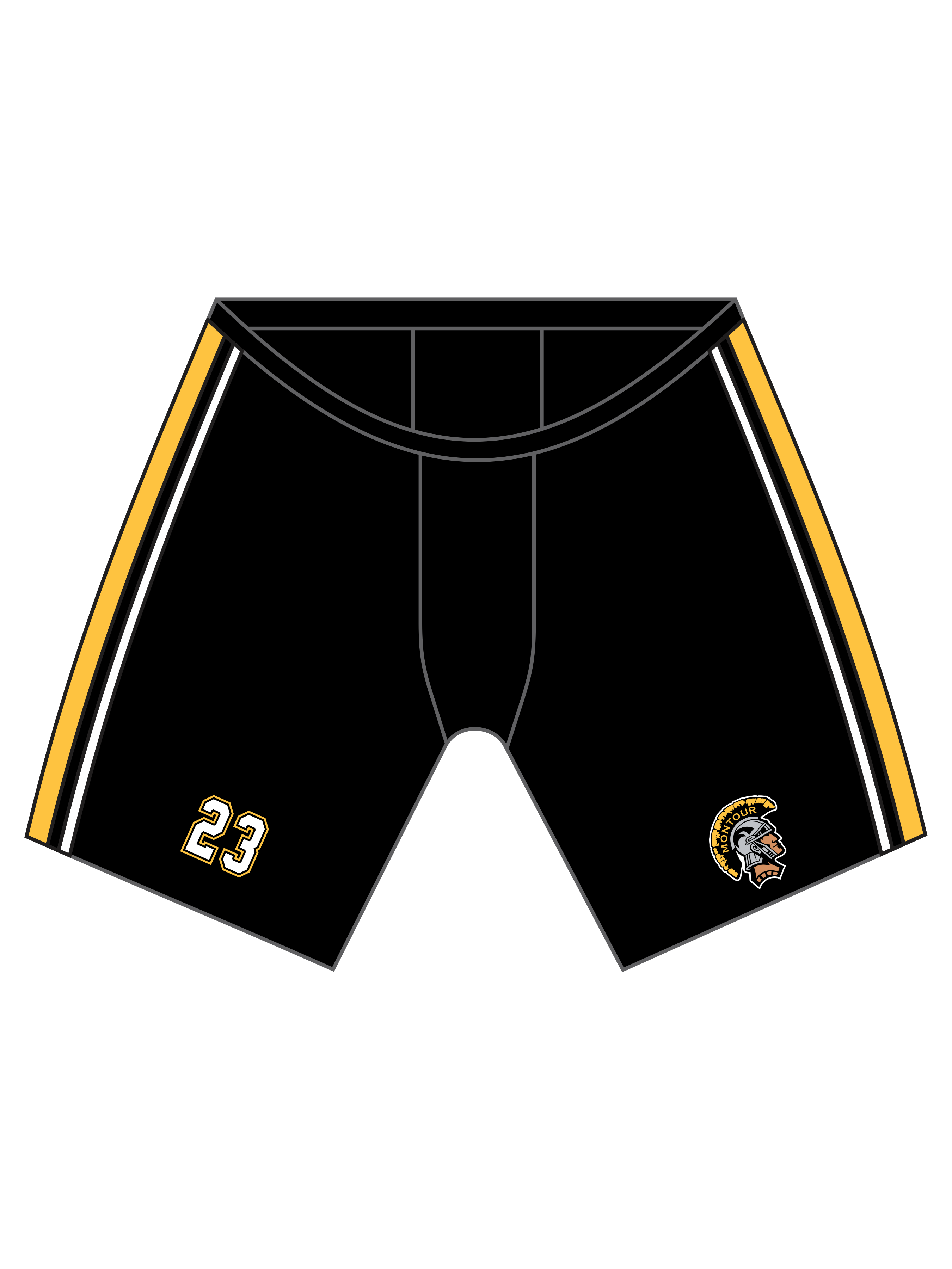 Pant Shell (Gold Stripe) - Montour