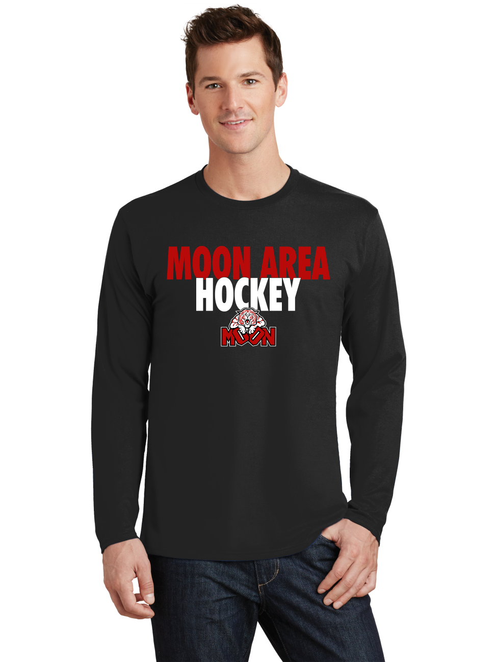 Text LS T-Shirt - Moon