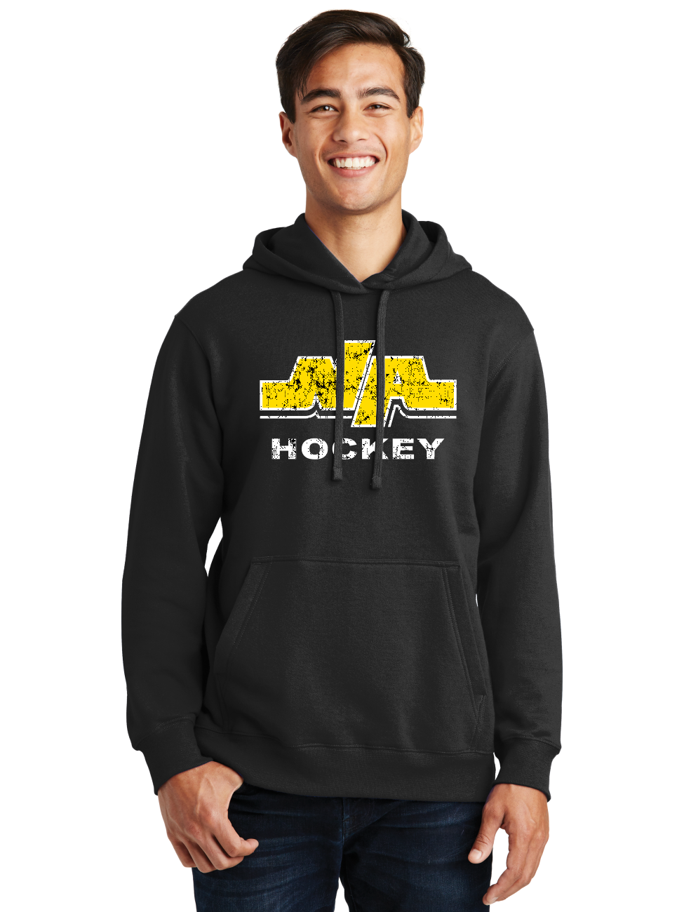 Distressed Logo Hoodie - North Allegheny