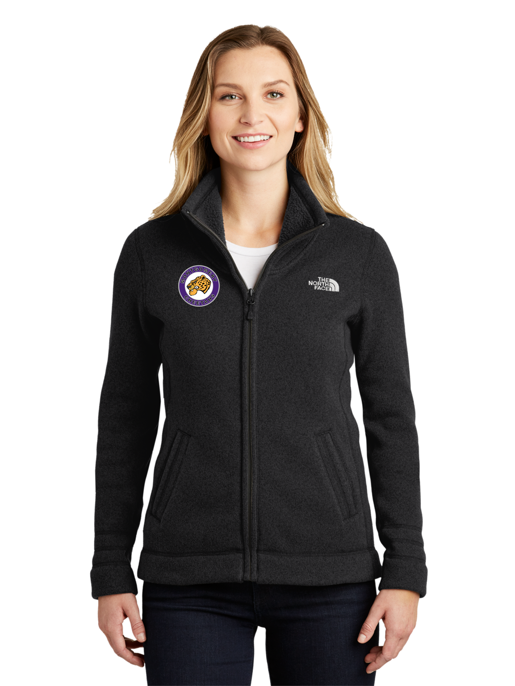 The North Face® Ladies Sweater Fleece Jacket - Cheetahs