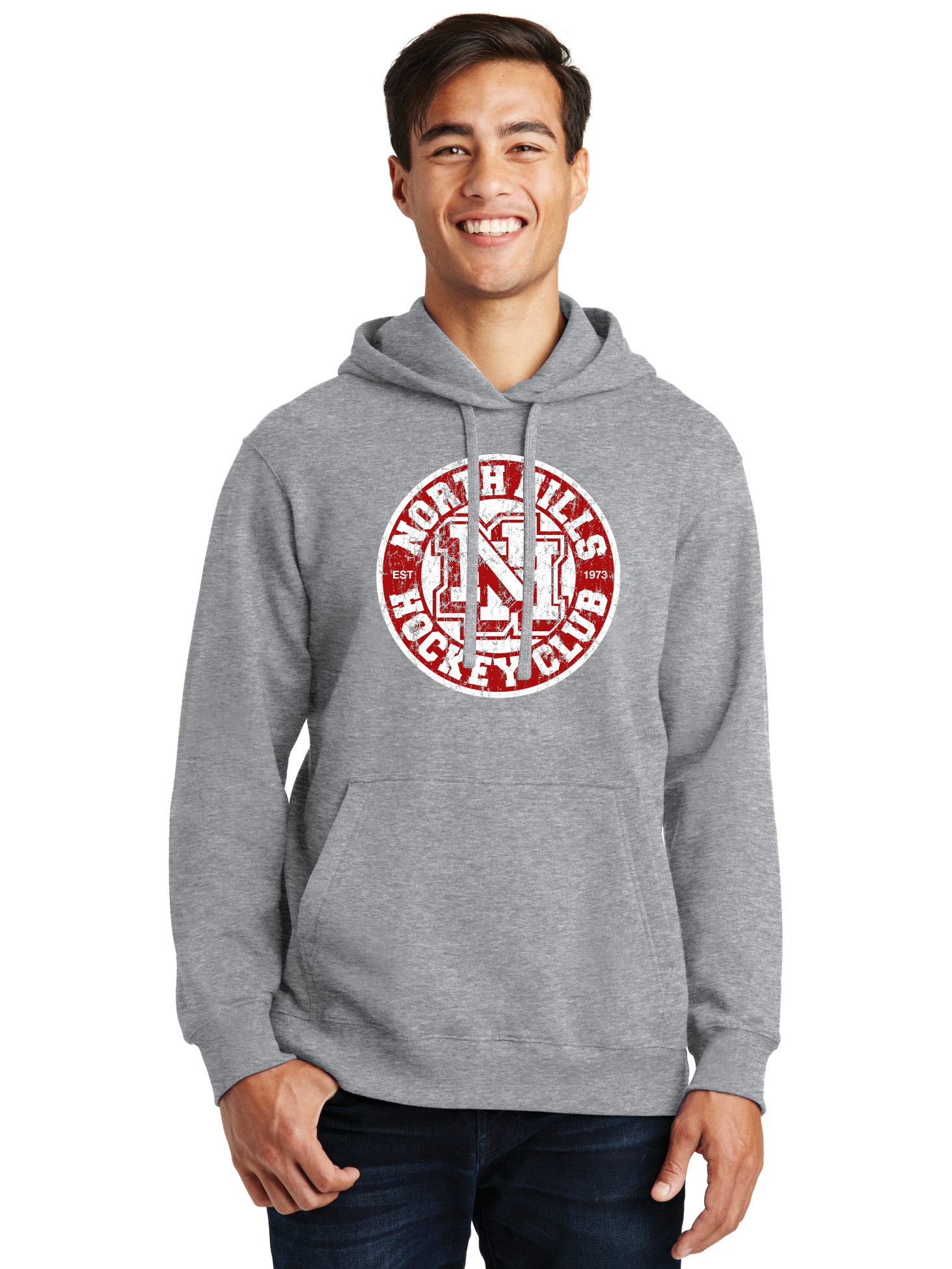 Distressed Logo Hoodie - North Hills