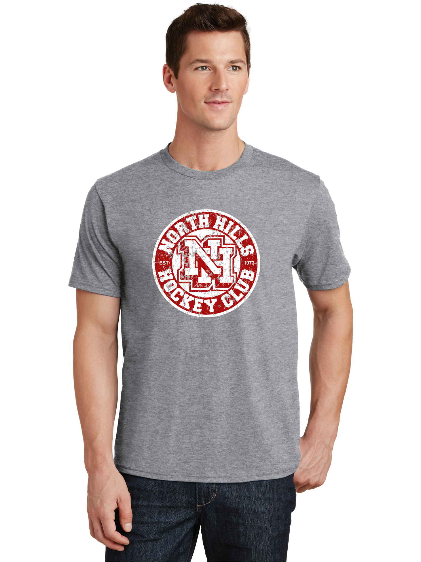 Distressed Logo T-Shirt - North Hills