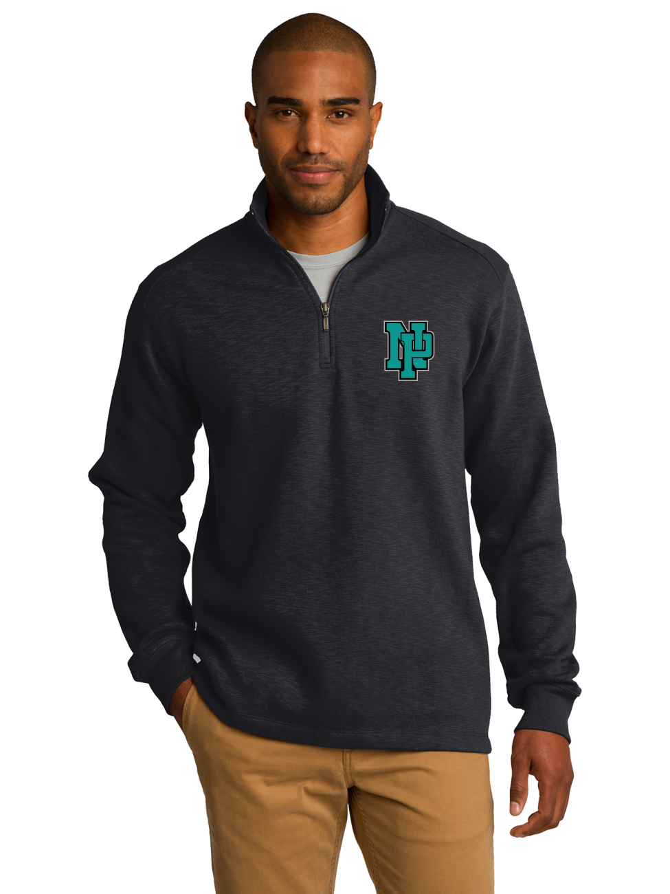 Embroidered Fleece Quarter Zip - NP