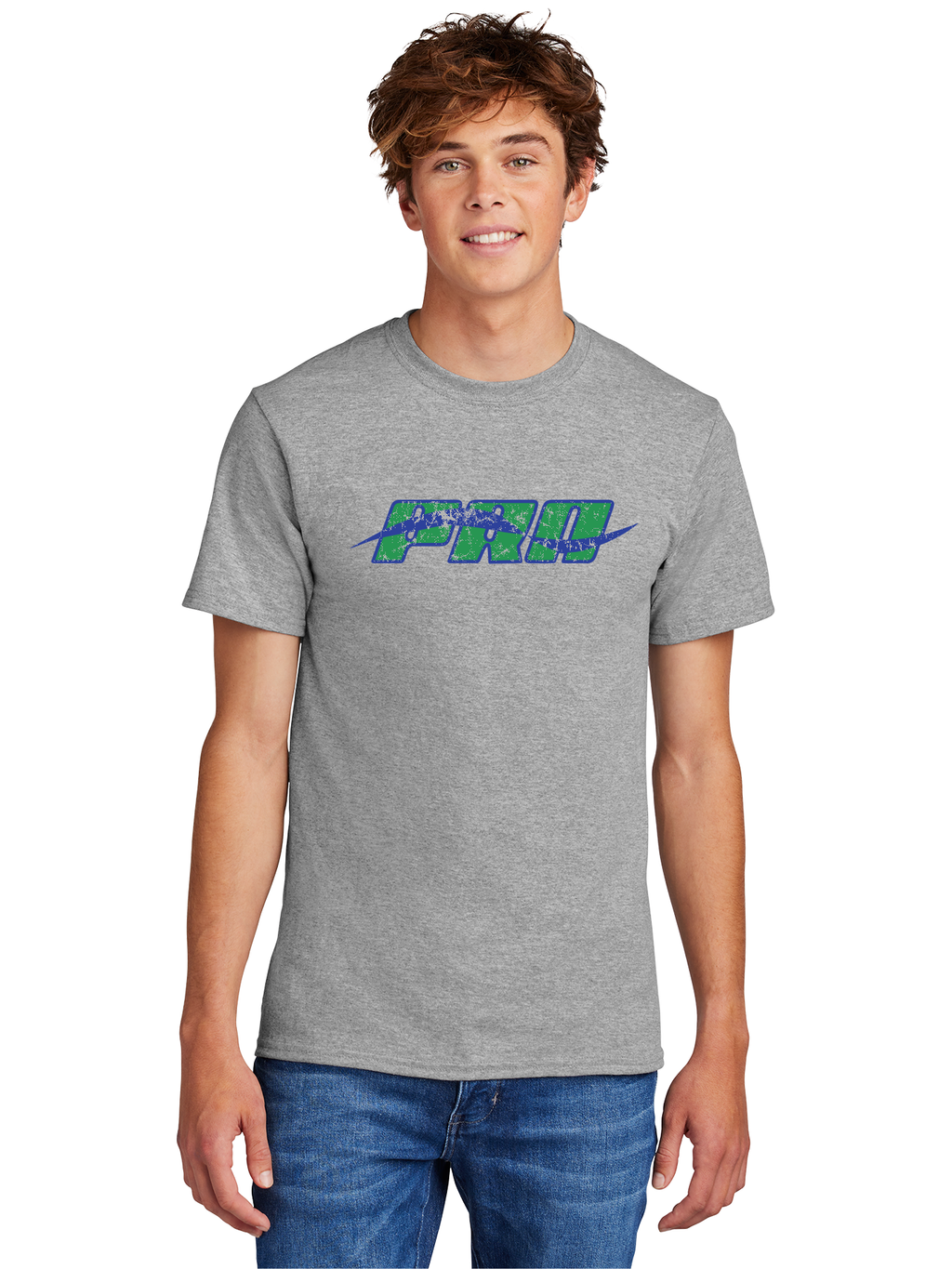 Distressed Logo T-Shirt - PRA