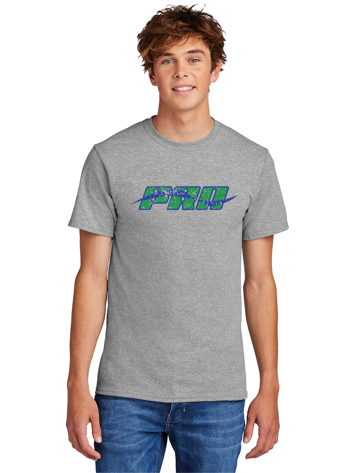 Distressed Logo T-Shirt - PRA