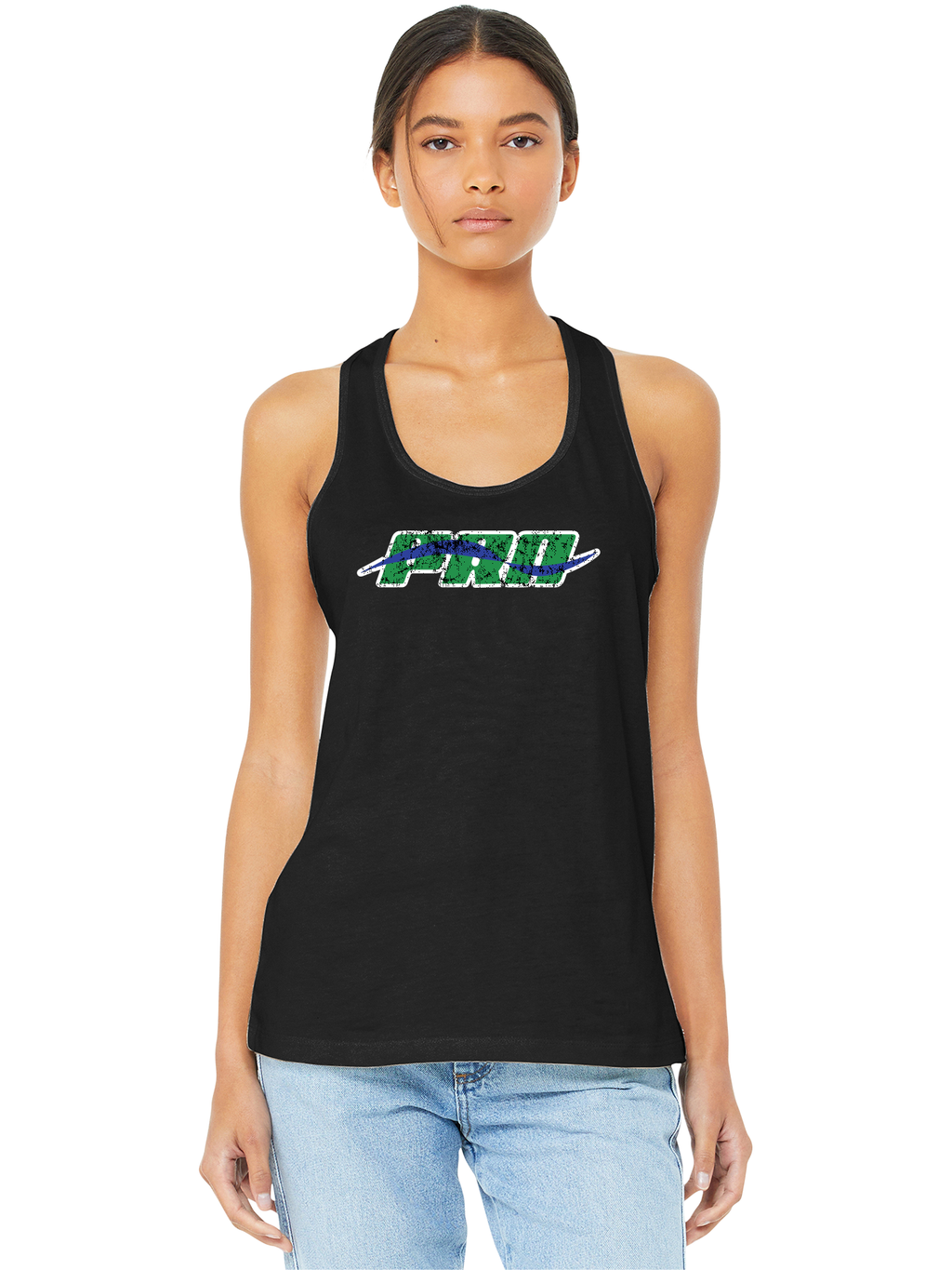 Distressed Logo Tank Top - PRA