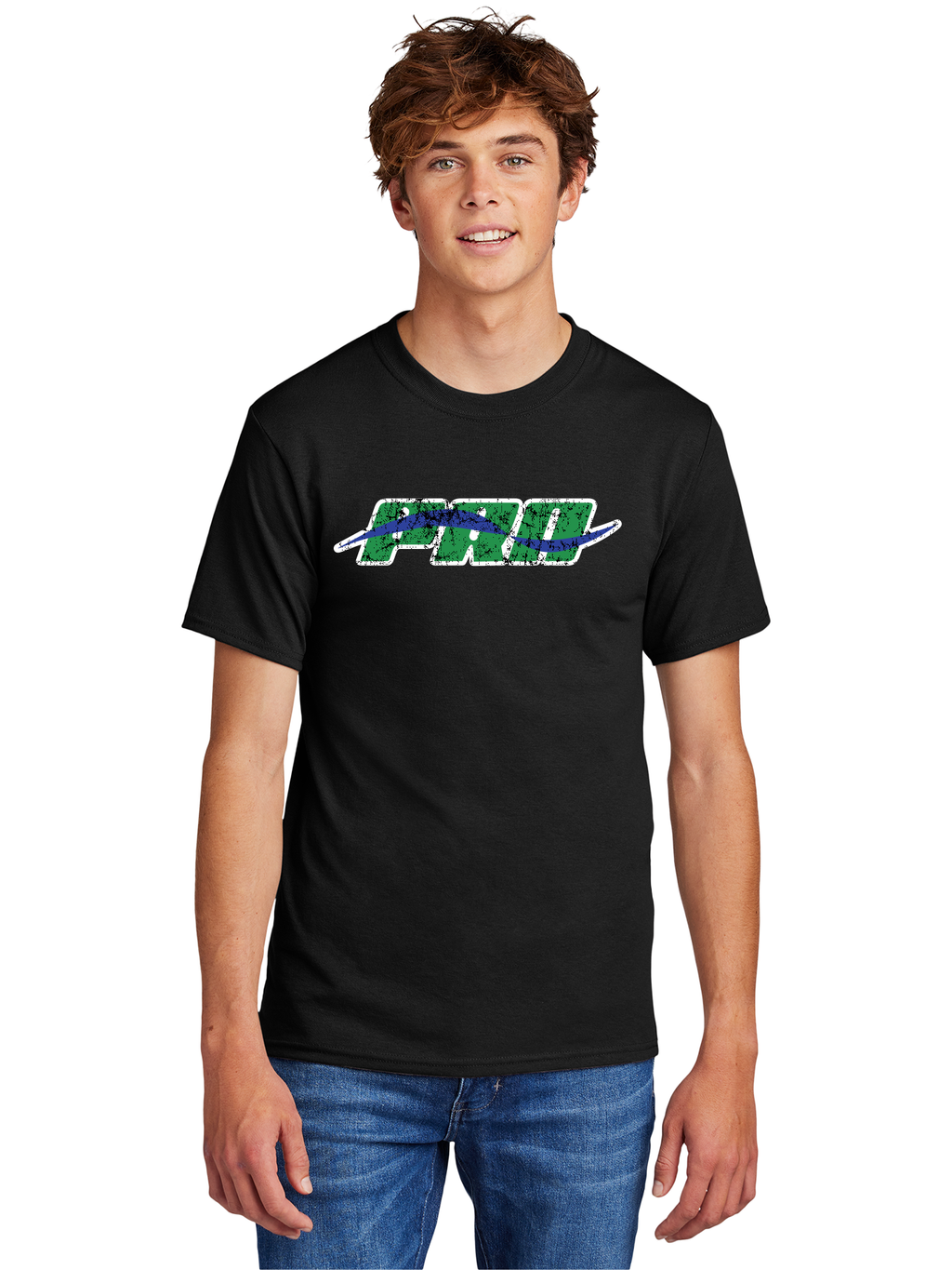 Distressed Logo T-Shirt - PRA