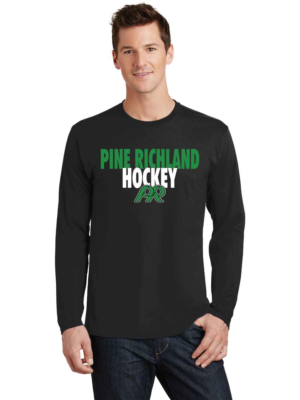 Text LS T-Shirt - Pine Richland
