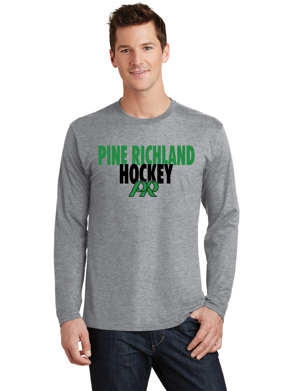 Text LS T-Shirt - Pine Richland