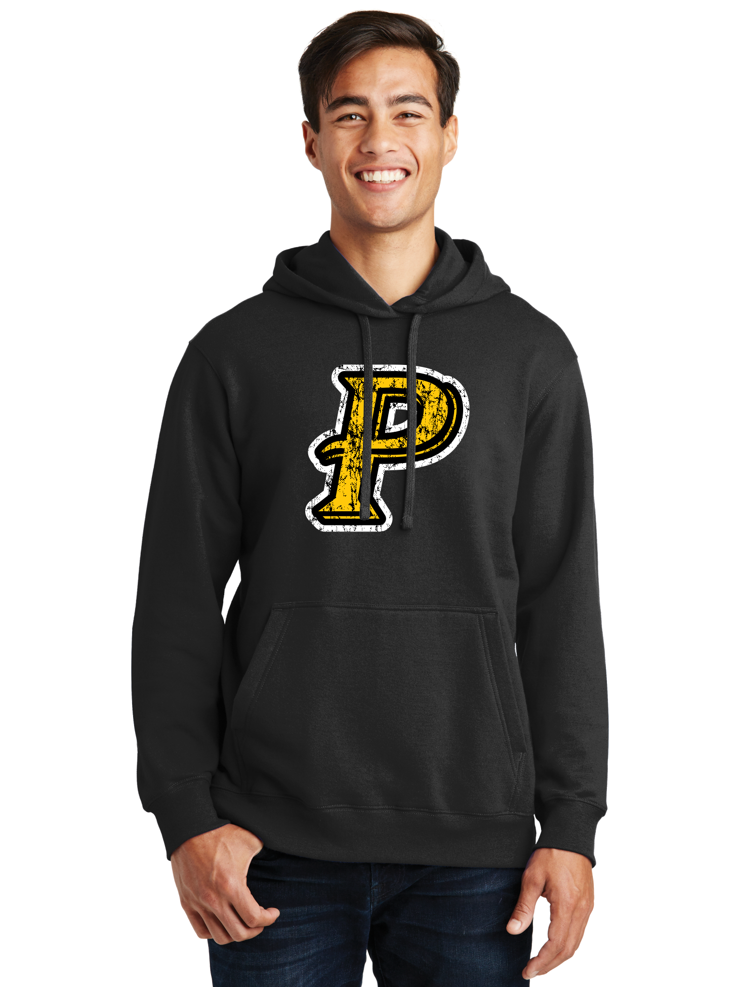 Distressed Logo Hoodie - PSCS