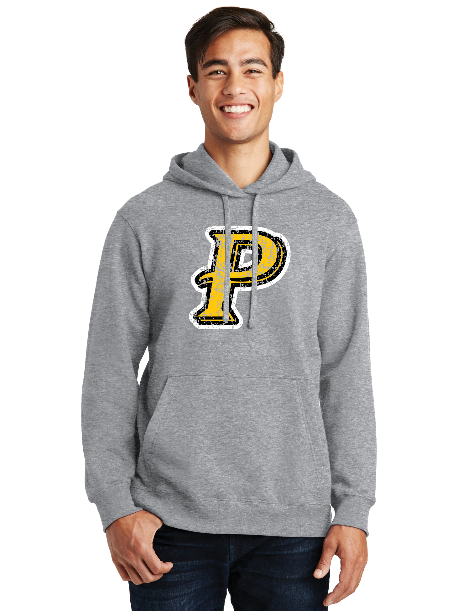 Distressed Logo Hoodie - PSCS