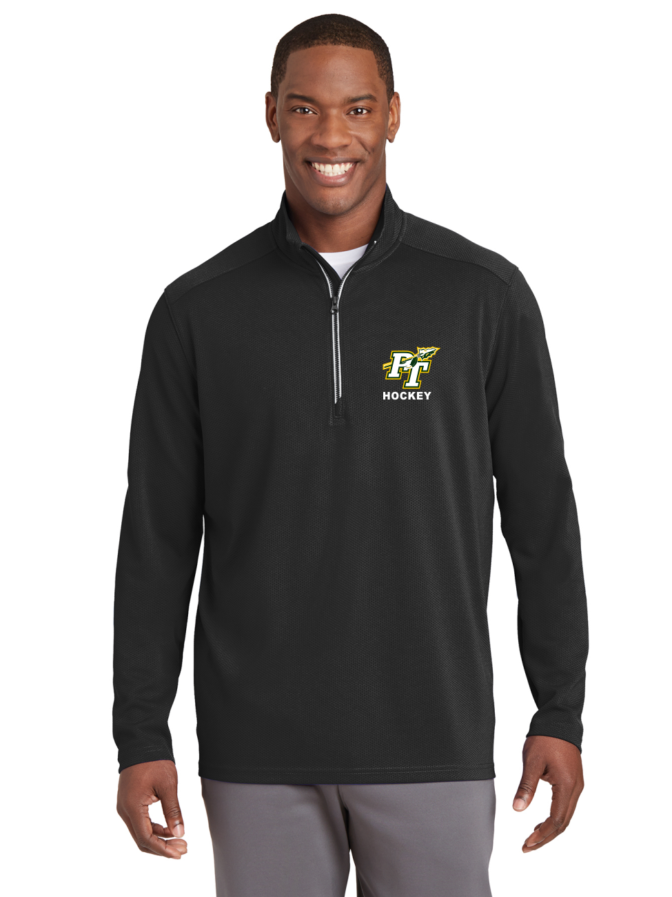 DGT Textured Quarter Zip - Penn Trafford