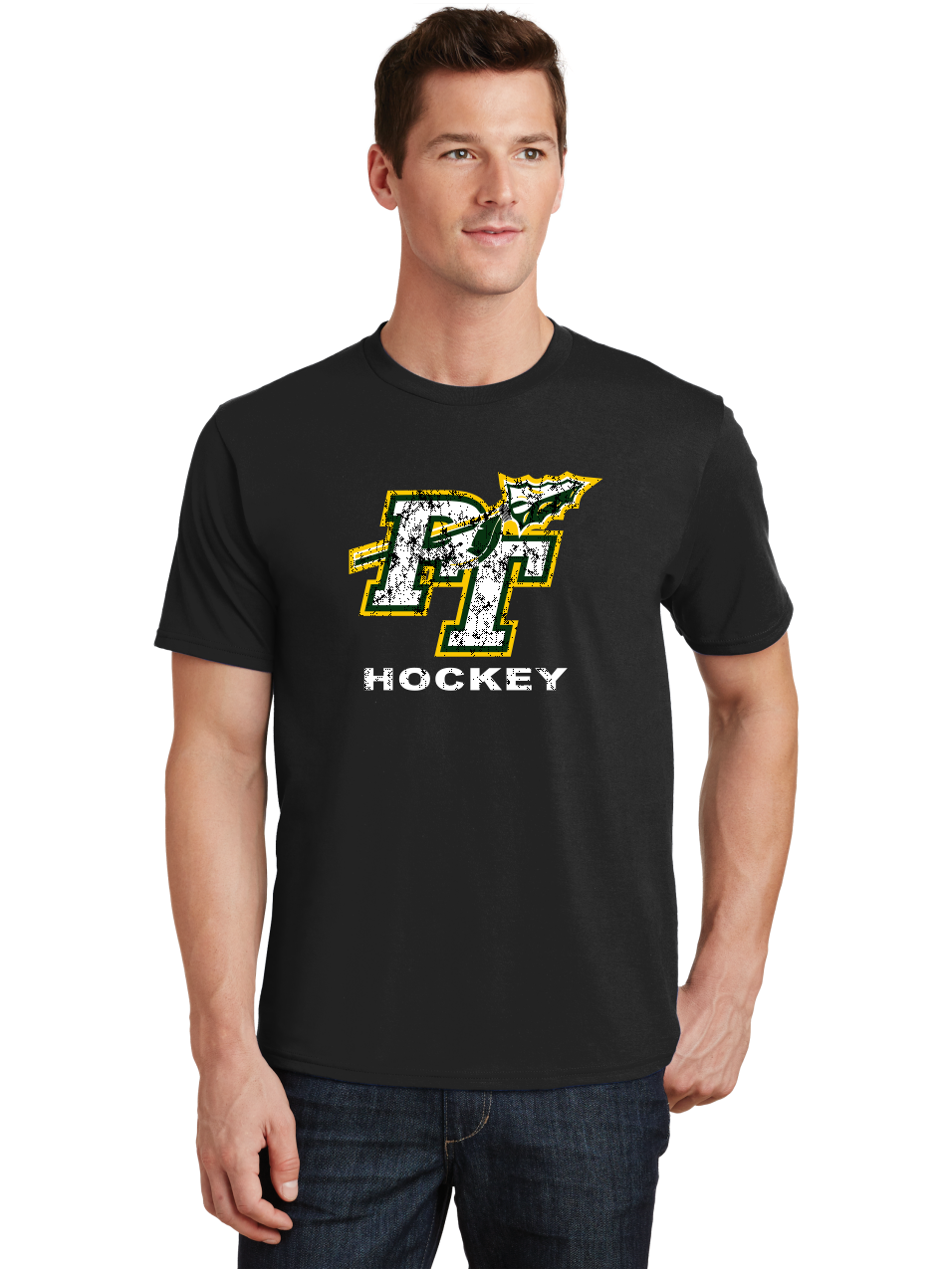 Distressed Logo T-Shirt - Penn Trafford