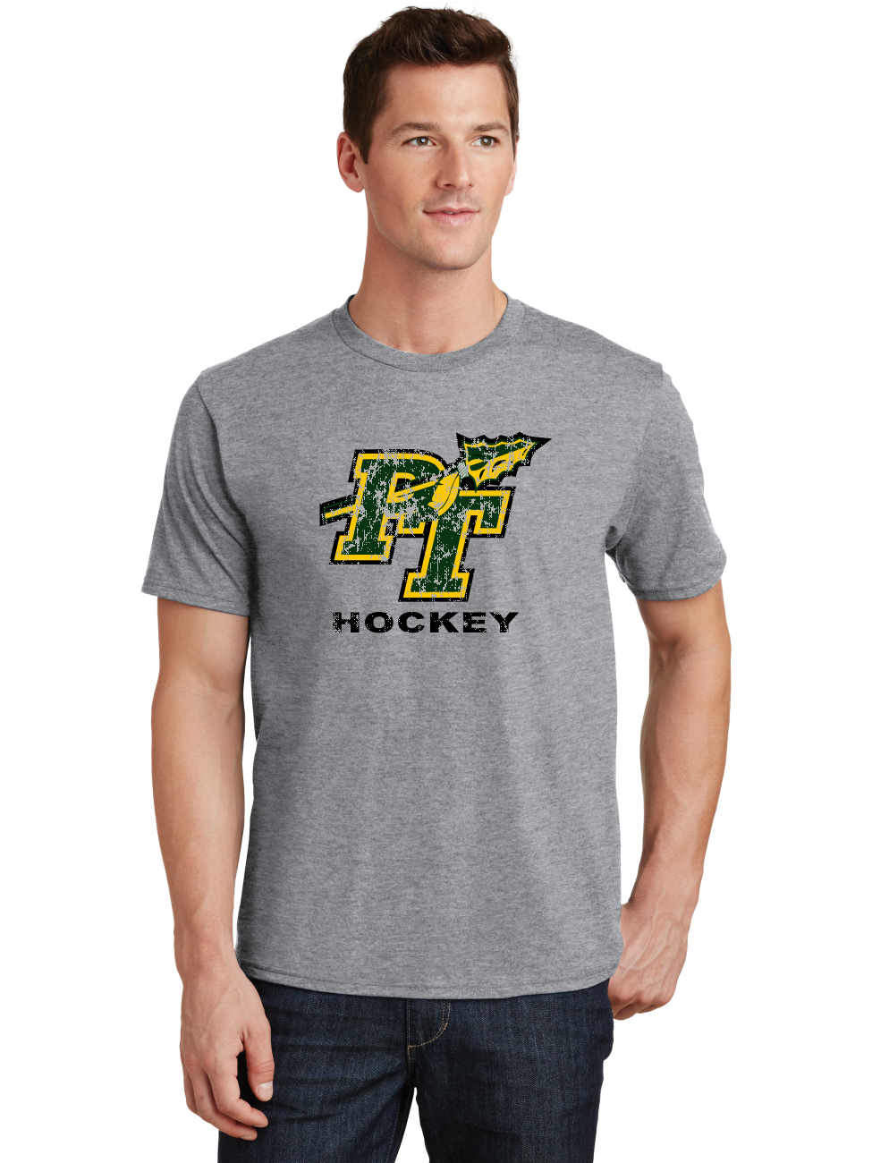 Distressed Logo T-Shirt - Penn Trafford