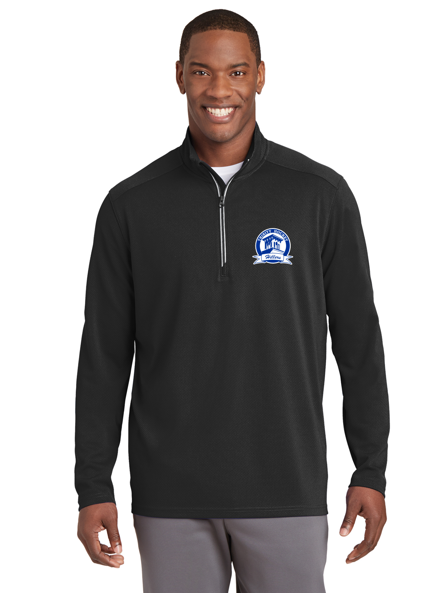 DGT Textured Quarter Zip - Trinity