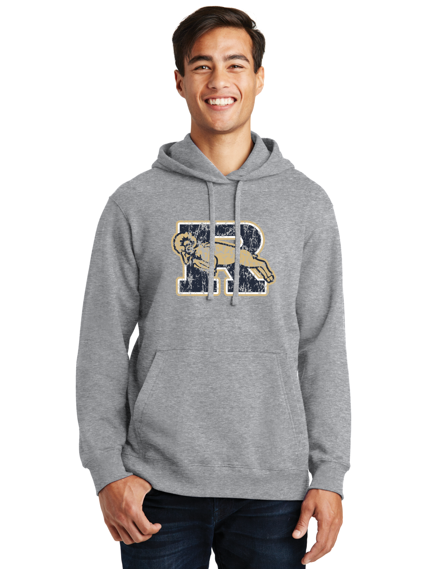 Distressed Logo Hoodie - Ringgold