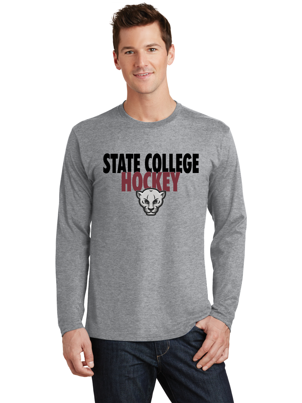 Text LS T-Shirt - State College HS