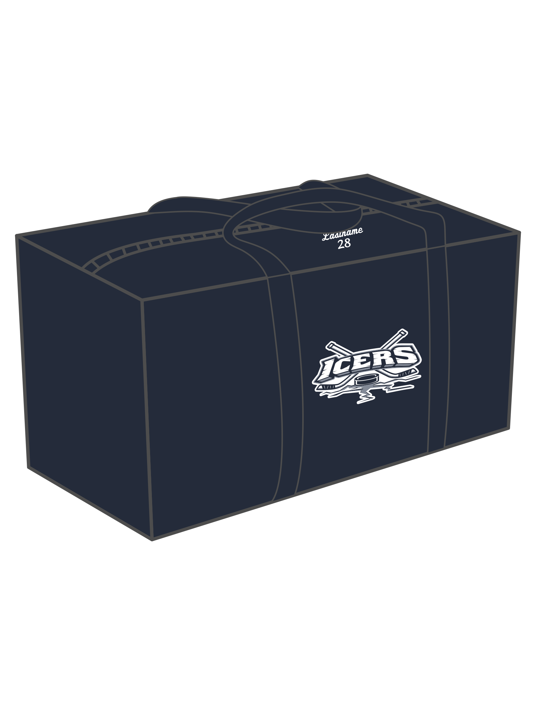 Canvas Hockey Bag - Icers