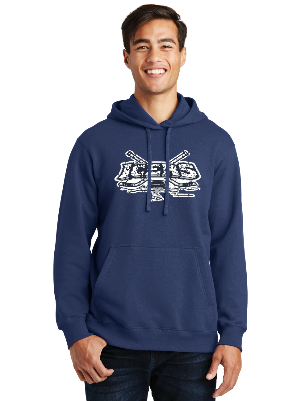 Distressed Logo Hoodie - Icers