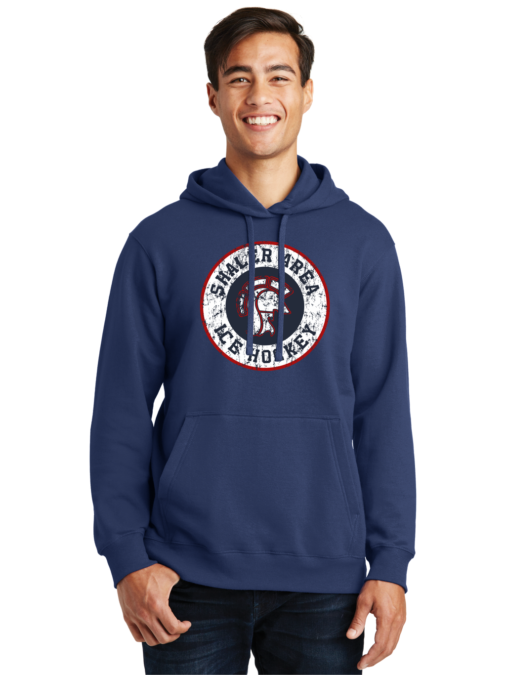Distressed Logo Hoodie - Shaler