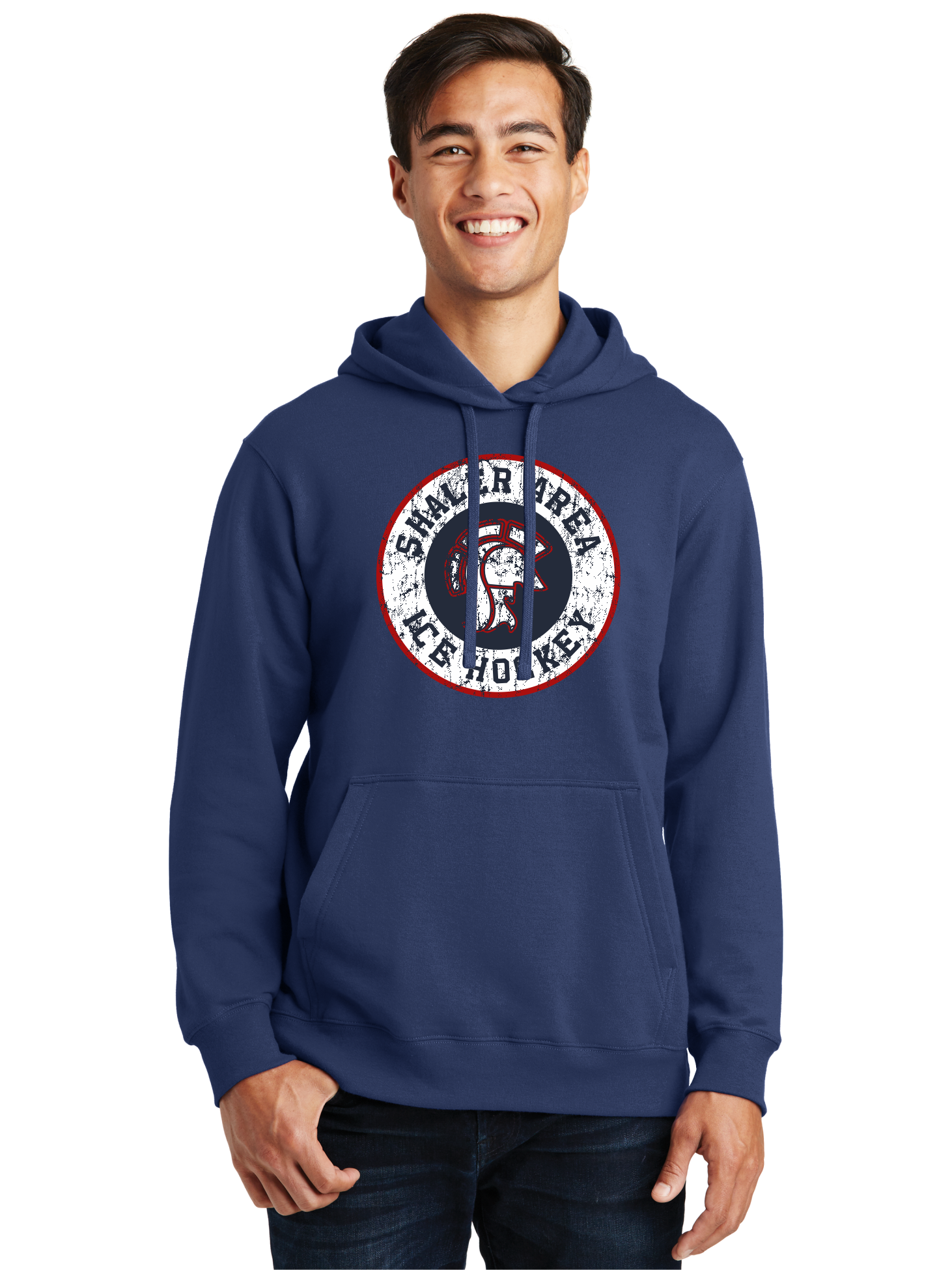 Distressed Logo Hoodie - Shaler