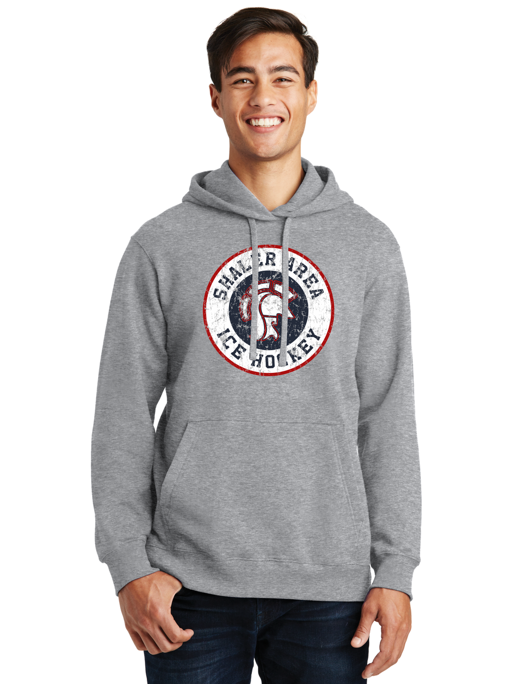 Distressed Logo Hoodie - Shaler