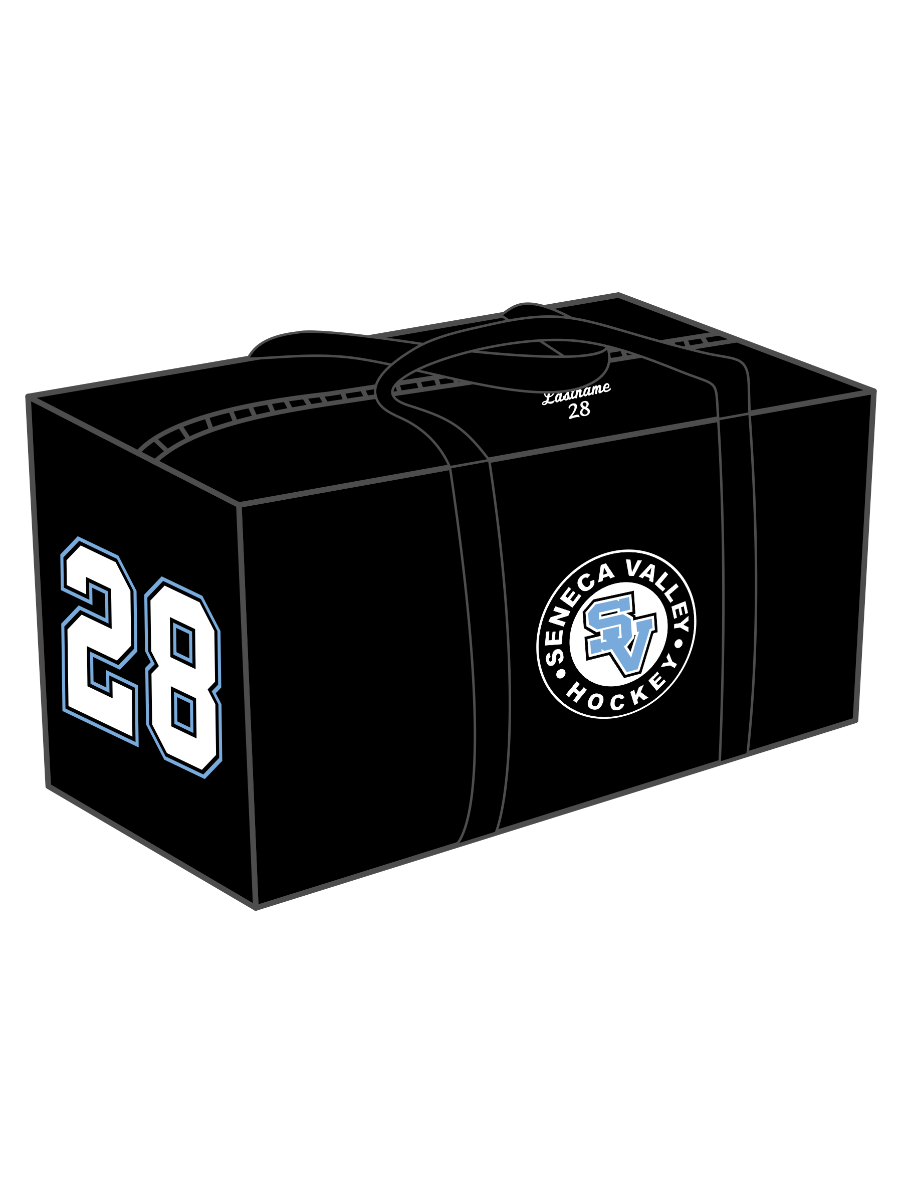 Canvas Hockey Bag - Seneca Valley