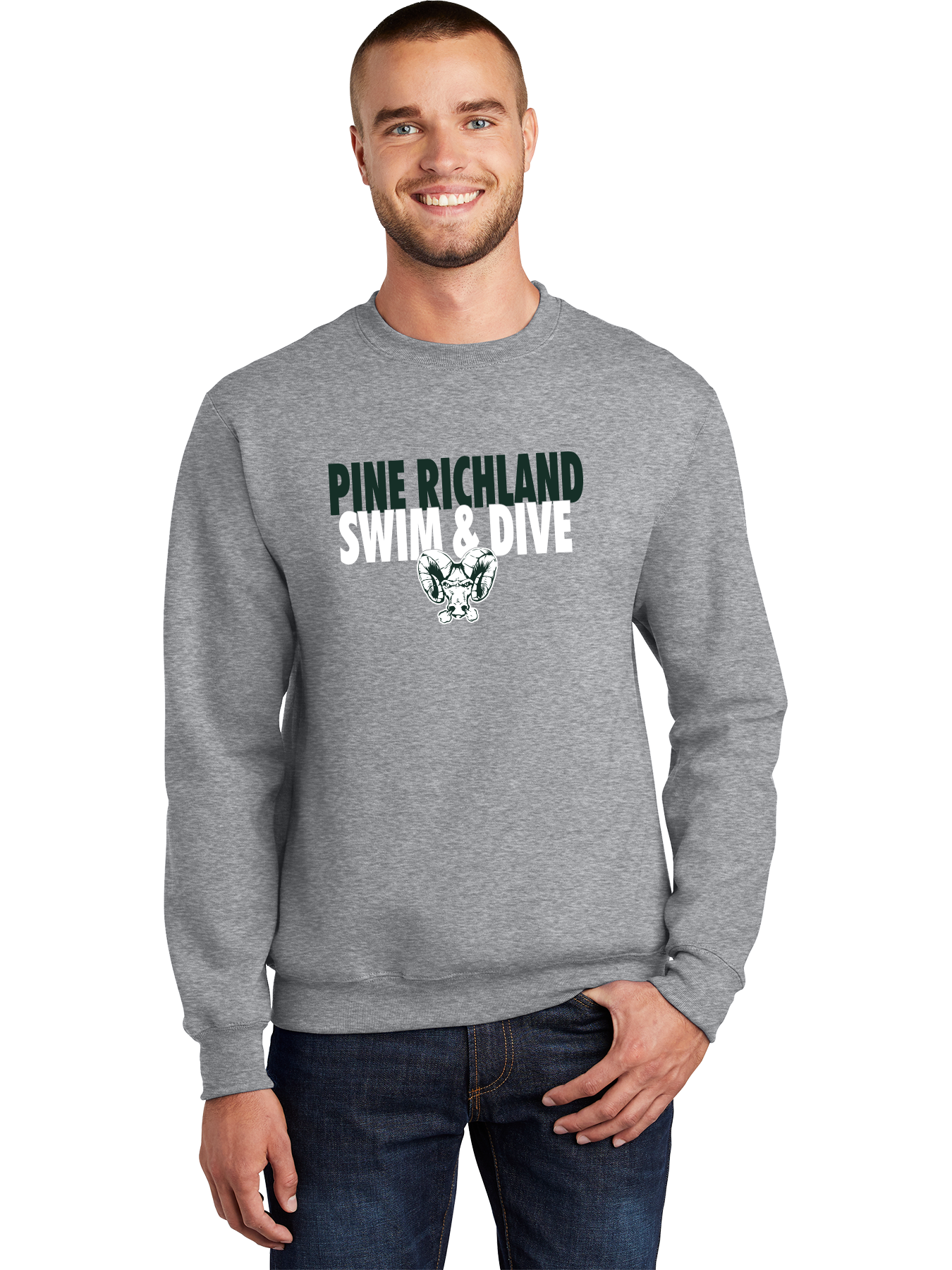 Text Crew Neck - PR Swim & Dive