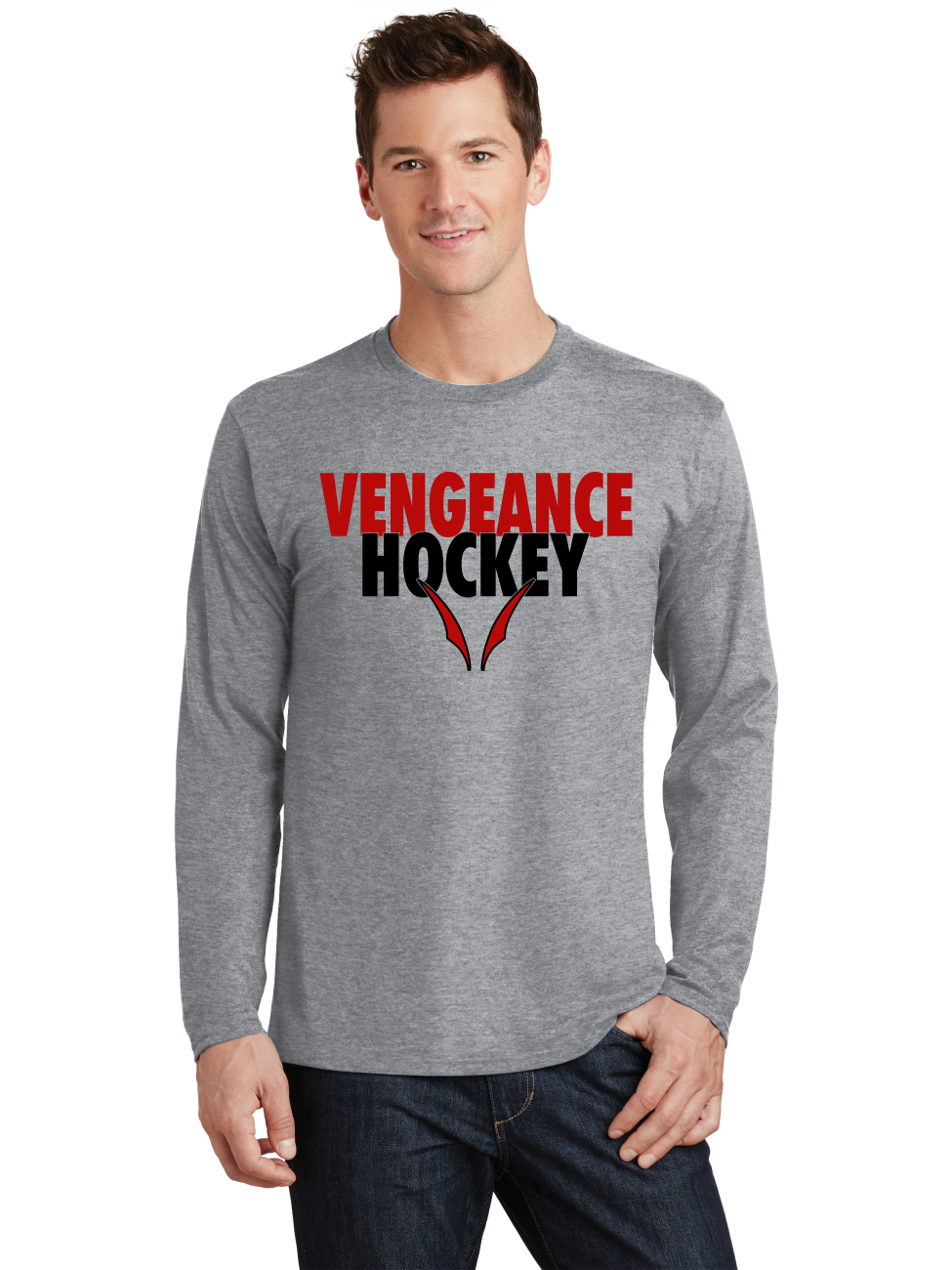 Text LS T-Shirt - Vengeance