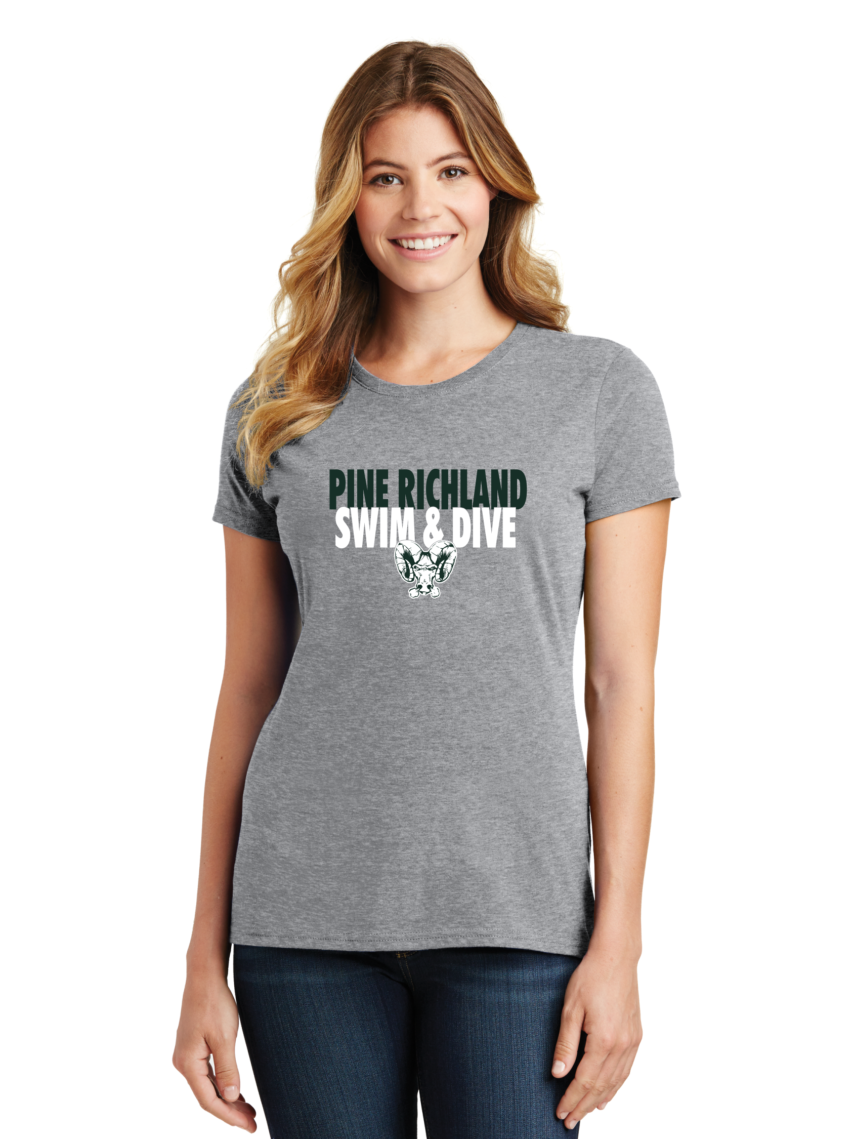 Text Ladies T-Shirt - PR Swim & Dive
