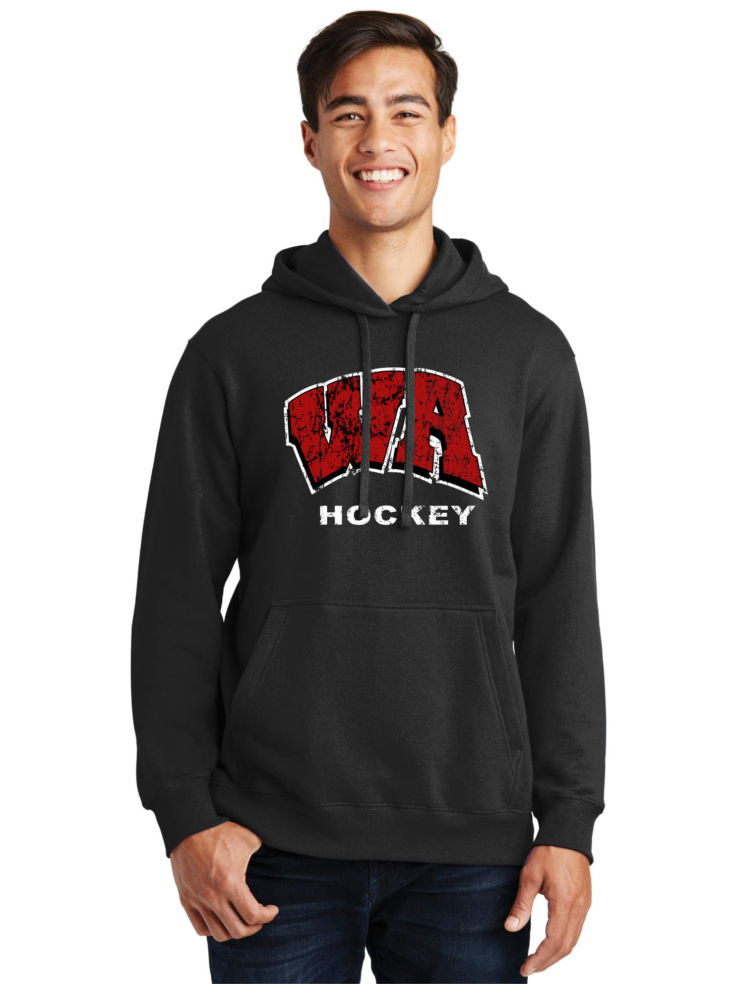 Distressed Logo Hoodie - West Allegheny