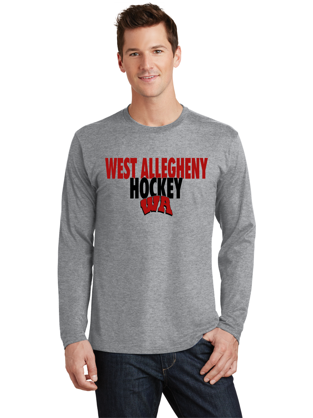 Text LS T-Shirt - West Allegheny