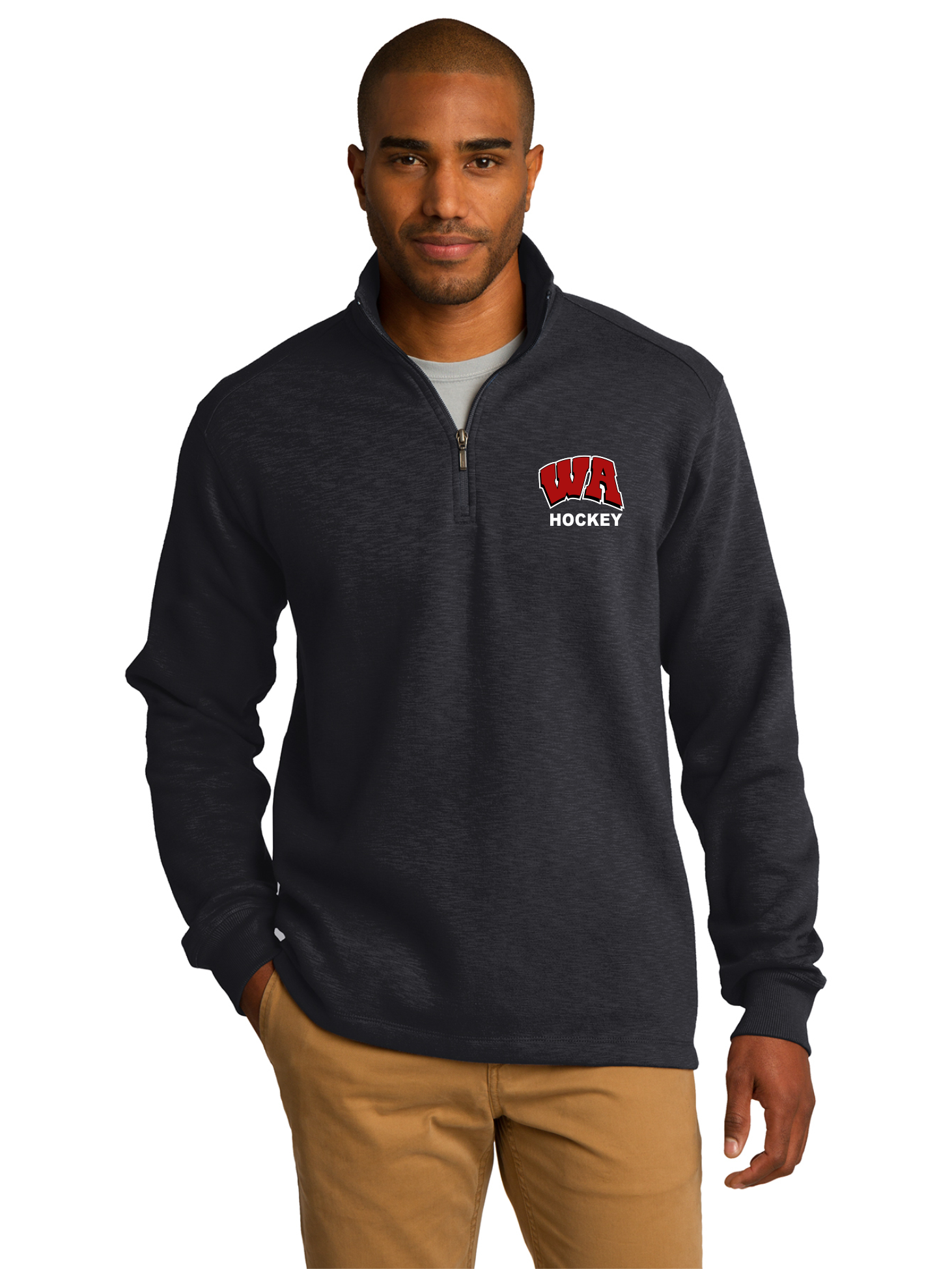 Embroidered Fleece Quarter Zip - West Allegheny