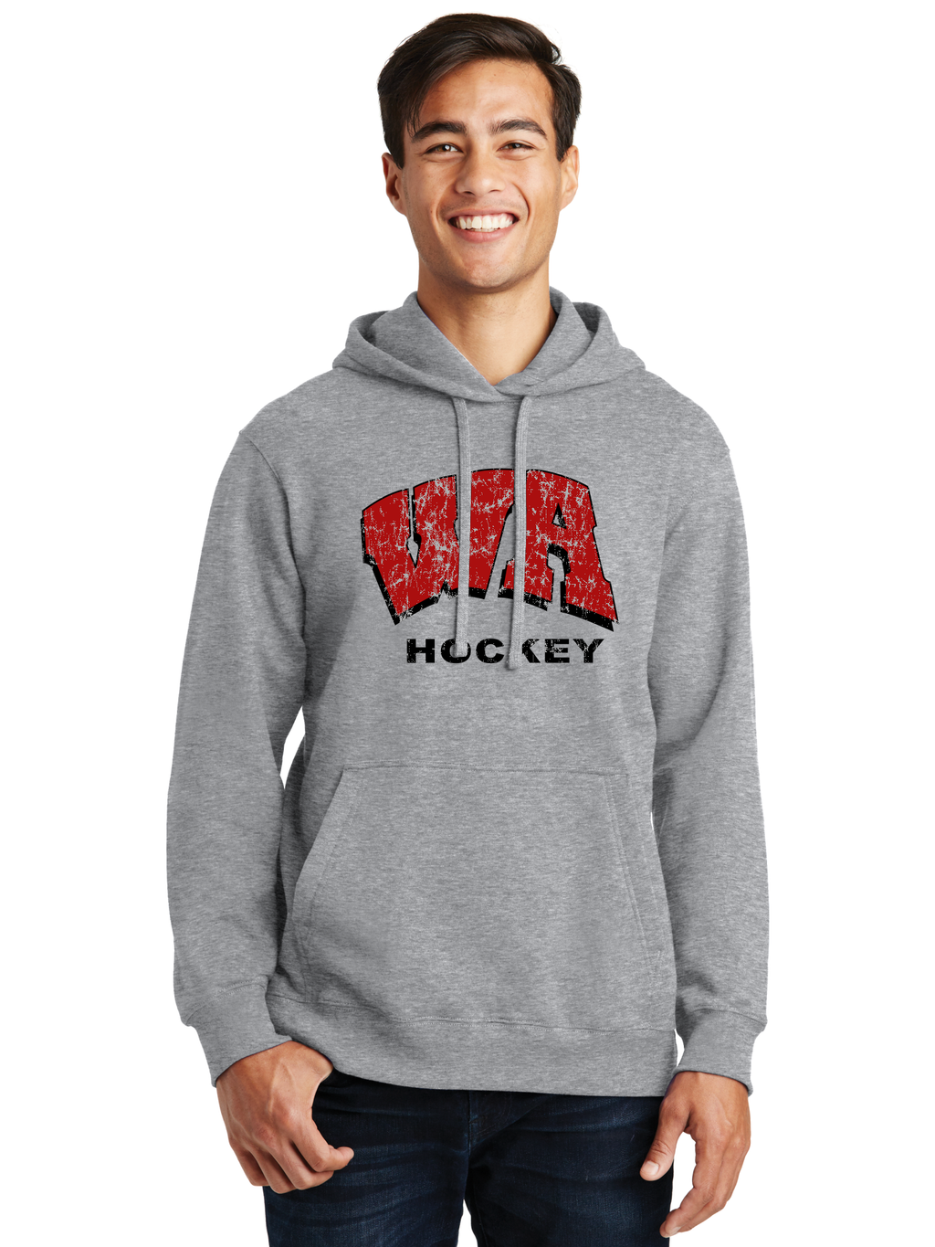 Distressed Logo Hoodie - West Allegheny