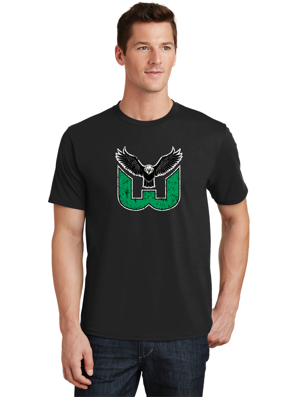 Distressed Logo T-Shirt - Westmoreland